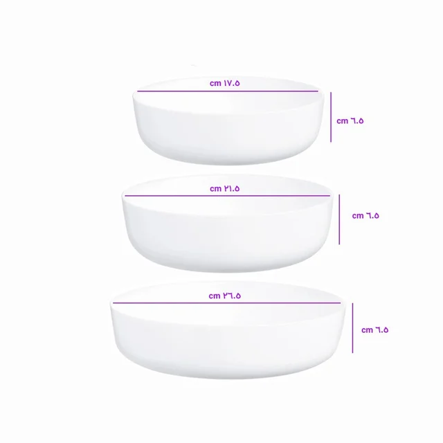 ظرف پخت گلدن اپال مدل PYREX مجموعه 3 عددی 102661157